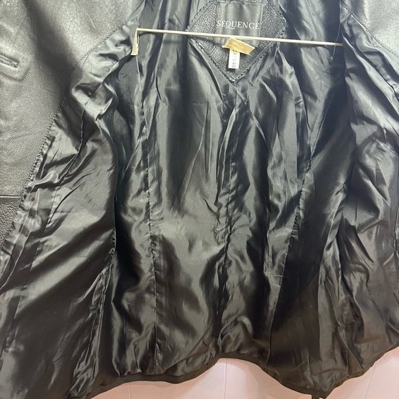 Genuine leather blazer - Picture 4 of 7